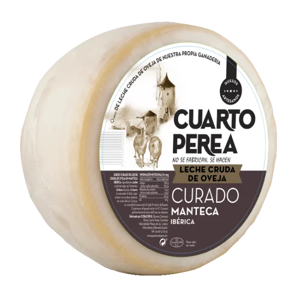 Queso curado en manteca ibérica